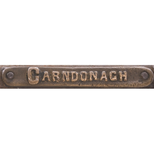 176 - A Webb and Thompson large train staff, CARNDONAGH-CLONMANY, the final section of the Londonderry and... 