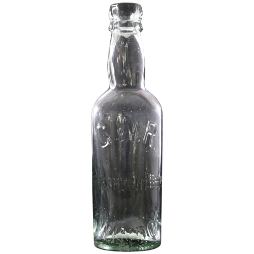 207 - A GWR half pint beer bottle, GWR REFRESHMENT DEPT, SWINDON, 8¾