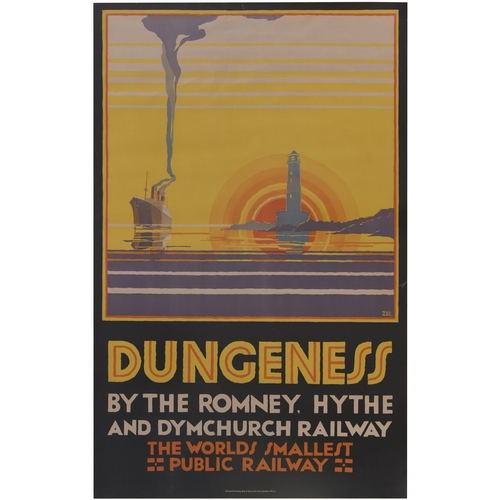 68 - A Romney, Hythe and Dymchurch Railway double royal poster, DUNGENESS, by Cramer Roberts. Rolled, a v... 