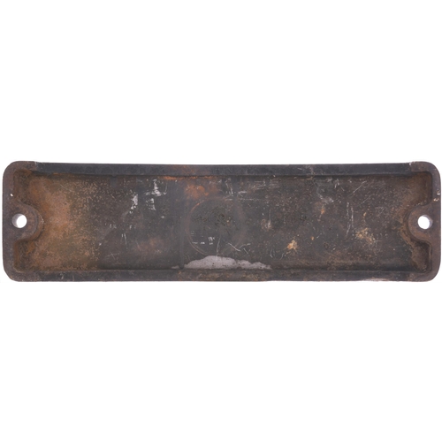 75 - A smokebox numberplate, 57681, from a Pickersgill designed Caledonian Railway 300 Class 0-6-0 No 280... 