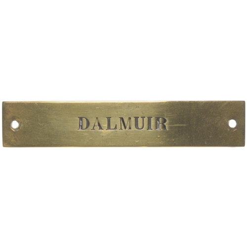 22 - Instrument plate, DALMUIR, brass, 4