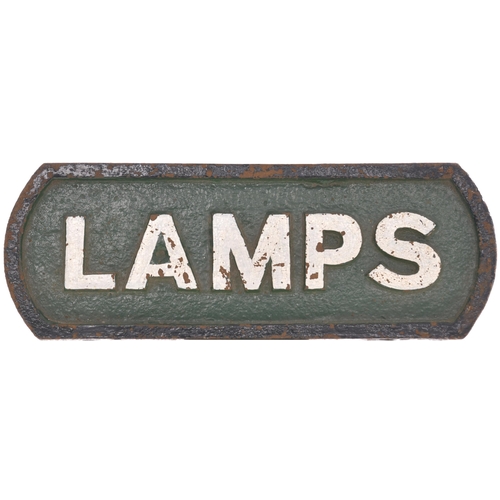 36 - LSWR doorplate, LAMPS, 11
