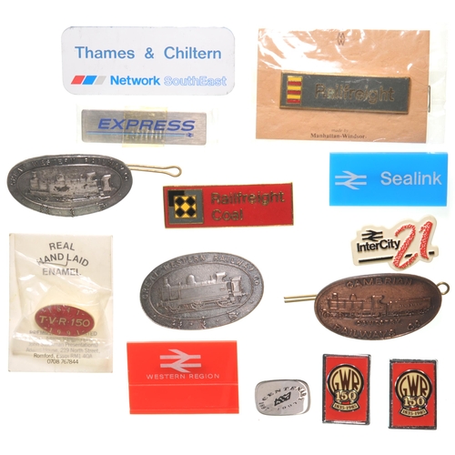 635 - Badges, modern and souvenir. (13) (Postage Band: A)