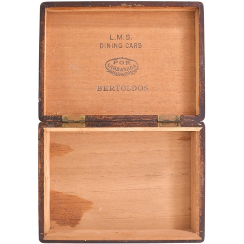7 - LMS cigar box, wooden, 7½