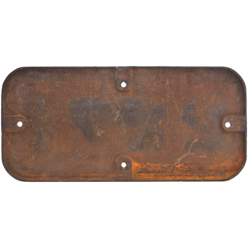 104 - A GWR cabside numberplate, 2271, from a 2251 Class 0-6-0 built at Swindon in August 1934. Allocated ... 