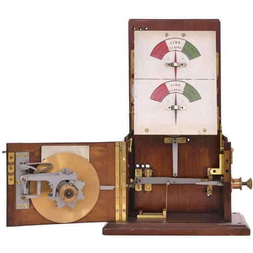 165 - A Tyers GCR permissive block instrument, the case stamped GCR. Original condition though the plunger... 