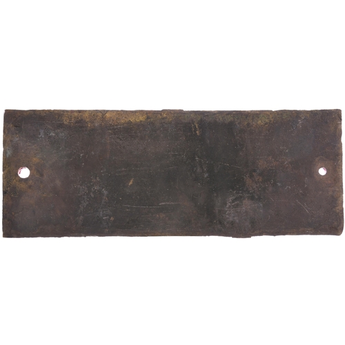 167 - An East African Railways cabside numberplate, 1115, from a metre gauge 2-6-2T built by Vulcan Foundr... 