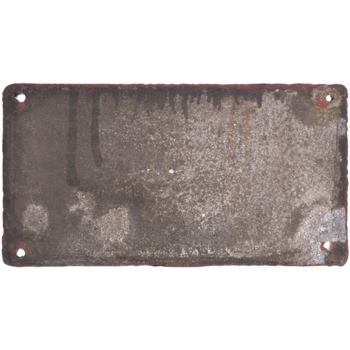 199 - An Indian Railways cabside numberplate, 3323, YG,  from a metre gauge 2-8-2 built by Tata Engineerin... 