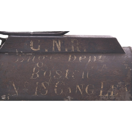 91 - A GNR three aspect handlamp, the side marked GNR ENG DEPT BOSTON, an earlier wording also visible. O... 