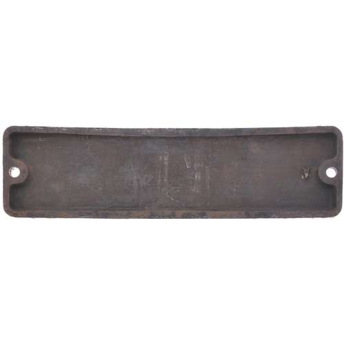 122 - A smokebox numberplate, 43039, from a (LMS) Class  4 2-6-0 built at Horwich in 1949. It spent all it... 