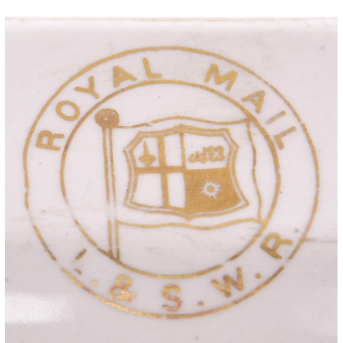 139 - A serving plate, ROYAL MAIL, L&SWR, china, 10½