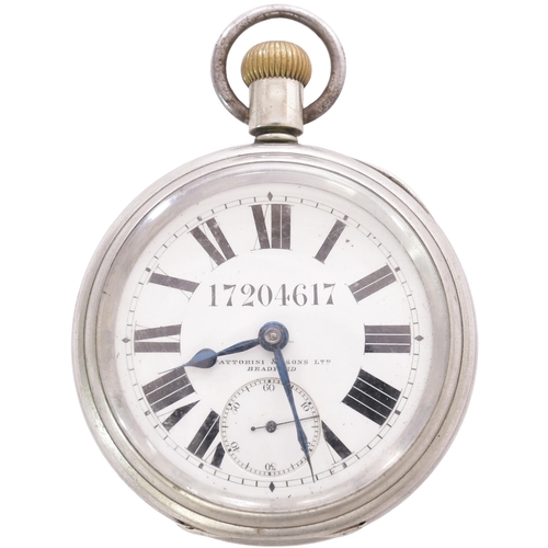 15 - A Lancashire & Yorkshire Railway pocket watch, the movement marked American Waltham Watch Co. 172046... 