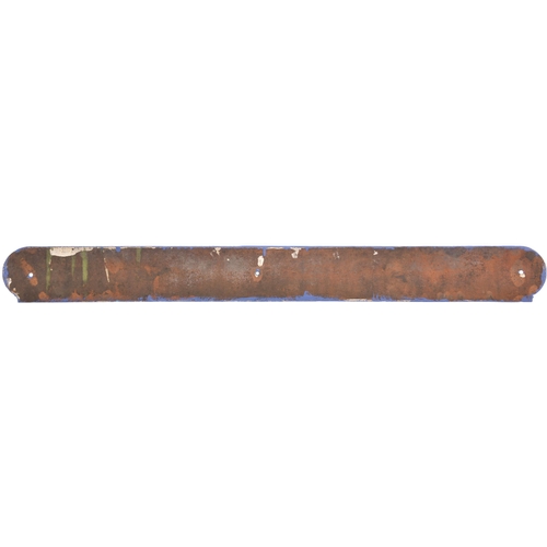 290 - An LNER seat back plate, LUNDIN LINKS, from the Fife Coast route between Thornton Junction, St Andre... 