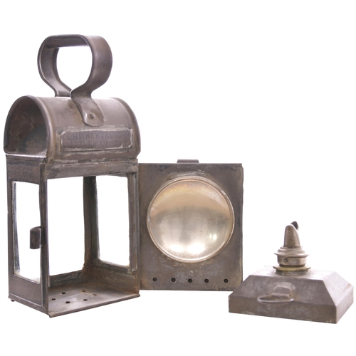 310 - An LBSCR general purpose handlamp with a steel plate CONTINENTAL GDS, LITTLEHAMPTON, complete with i... 