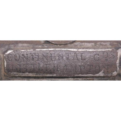 310 - An LBSCR general purpose handlamp with a steel plate CONTINENTAL GDS, LITTLEHAMPTON, complete with i... 