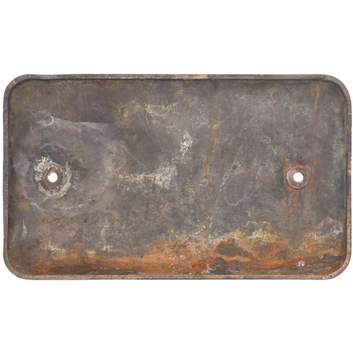 318 - A locomotive numberplate, 44, from a Manchester Ship Canal Railway standard gauge 0-6-0 short tank b... 