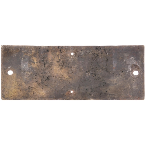 354 - An East African Railways cabside numberplate, 2429, from a Uganda Railways metre gauge GD Class 4-8-... 