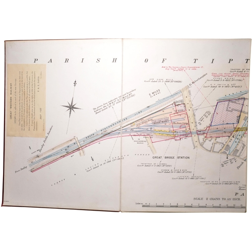 356 - A set of GWR 1927 survey plans, Birmingham, Wolverhampton and Dudley Railway, Birmingham to Priestfi... 