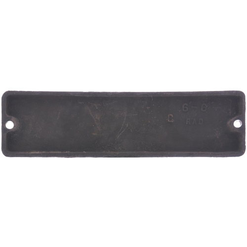 381 - A smokebox numberplate, 65804, from a North Eastern Railway Class P3, LNER J27 Class, 0-6-0 No 1007 ... 