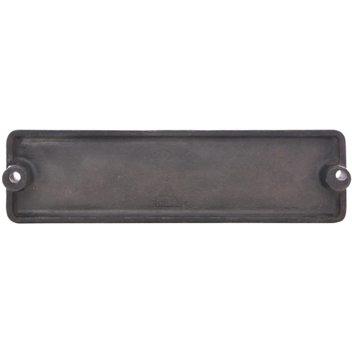 383 - A smokebox numberplate, 30769, from the SR King Arthur Class 4-6-0 SIR BALAN. The front repainted, t... 