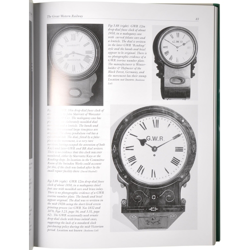 408 - A book, Railway Clocks, by Ian Lyman, Mayfield Books, Ashbourne, 2004, 359pp. A wide-ranging and inf... 