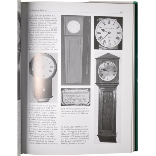 408 - A book, Railway Clocks, by Ian Lyman, Mayfield Books, Ashbourne, 2004, 359pp. A wide-ranging and inf... 