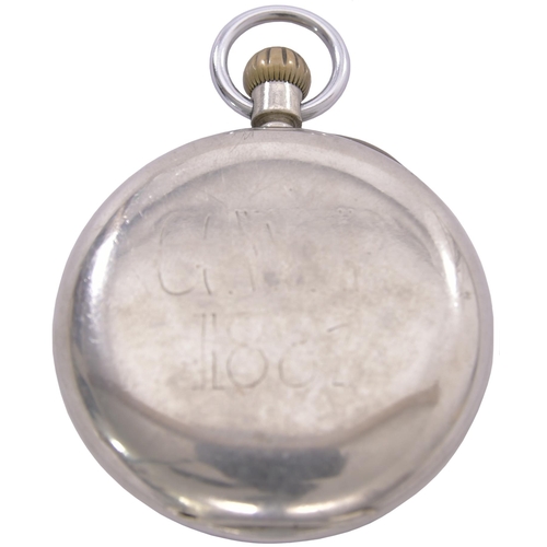 429 - A GWR pre-grouping pocket watch, the brass movement marked Rotherhams 178408, the back of the outer ... 