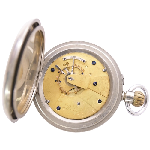 429 - A GWR pre-grouping pocket watch, the brass movement marked Rotherhams 178408, the back of the outer ... 