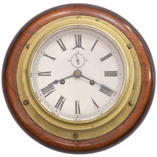 59 - A ship's drum clock, 7