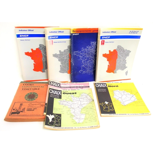 39 - Quantity of SNCF public timetables etc. (Postage Band: N/A)