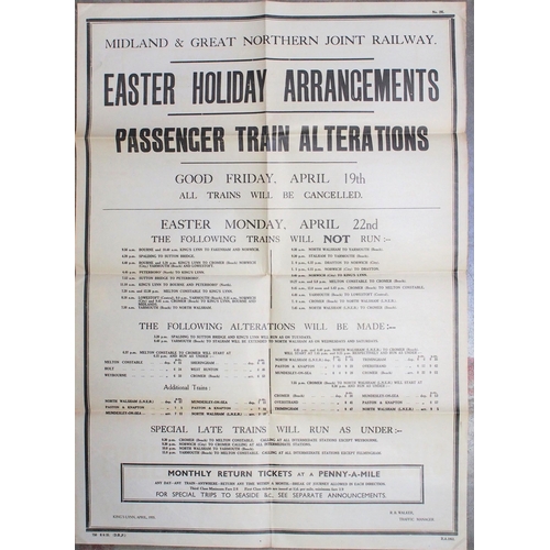4 - Midland & Great Northern Joint Railway poster 