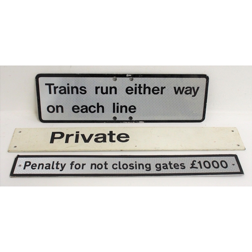 51 - British Rail door plates 