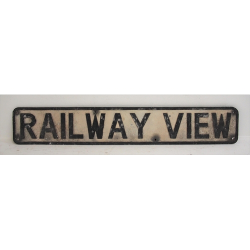 518 - Street sign (cast alloy), 