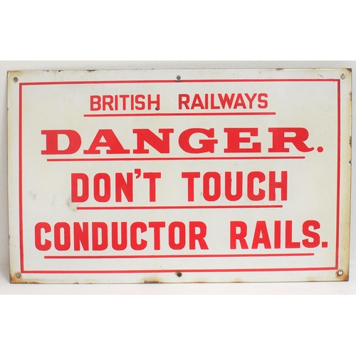 69 - British Railways (Southern) enamel notice 