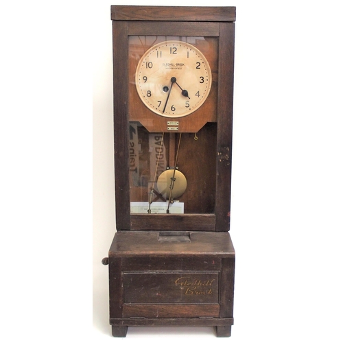 84 - British Railways (Western) Gledhill Brook timeclock, signature pattern, fully working condition comp... 