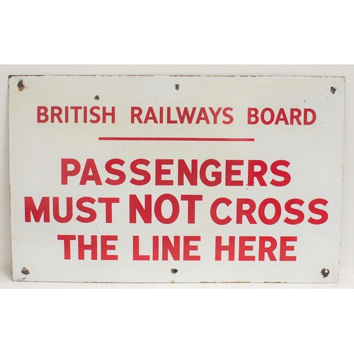 92 - British Railways Board enamel notice 