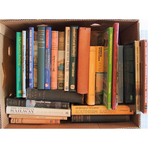 525 - Three boxes of railway book publications. (Postage Band: N/A)