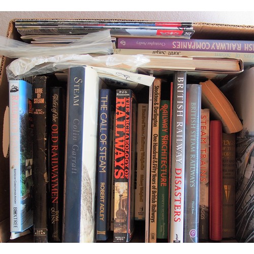 527 - Five boxes of books including AEB stock books, postcard albums etc. (Postage Band: N/A)