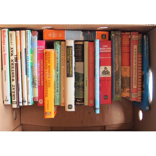 530 - Three boxes of Railway books. (Postage Band: N/A)