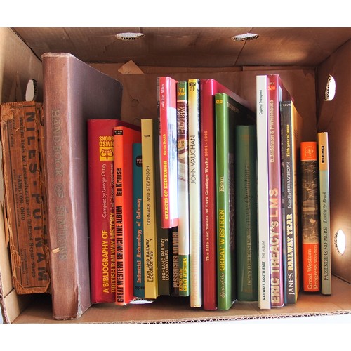 530 - Three boxes of Railway books. (Postage Band: N/A)