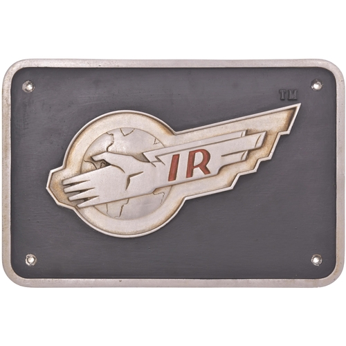 138 - A nameplate THUNDERBIRDS, THE HOOD and its International Rescue badge from BR Class 57 57312 rebuilt... 