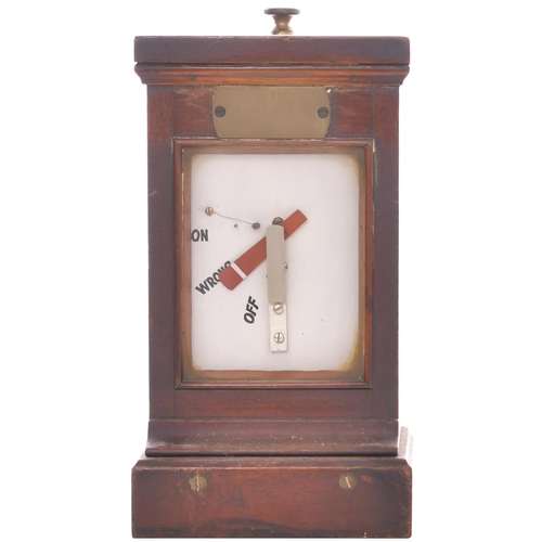 186 - A GWR semaphore signal repeater, with home arm, original condition, height 9½