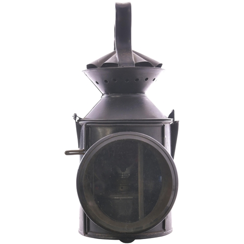 190 - A Great Eastern Railway three aspect sliding knob handlamp, stamped GER WARREN HILL 1, a junction no... 