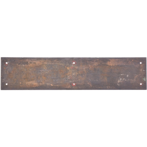 198 - A nameplate PRINCESS together with its matching worksplate MANNING WARDLE No 1369 of 1897, from a st... 