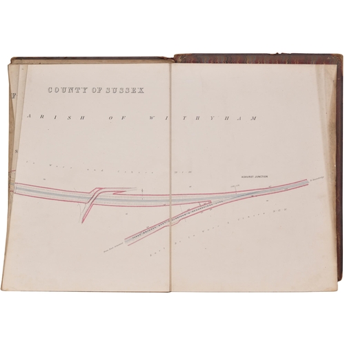 225 - A set of LBSCR Plans of the Oxted and Groombridge Line (Hurst Green Junction to Ashurst Junction), M... 