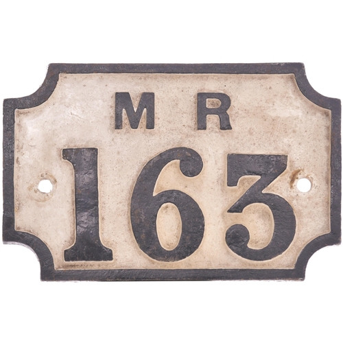 498 - A Metropolitan Railway bridgeplate, MR 163, cast iron, 9