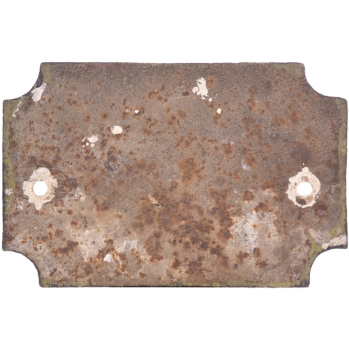 498 - A Metropolitan Railway bridgeplate, MR 163, cast iron, 9