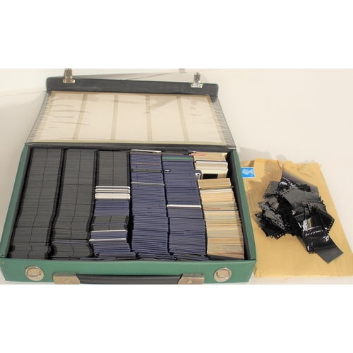 Approx. 500 colour slides, mainly 35mm of early preserved, British Rail in the 1980s, some commercial non railway, loose slide transparencies in case. (Postage Band: B)
