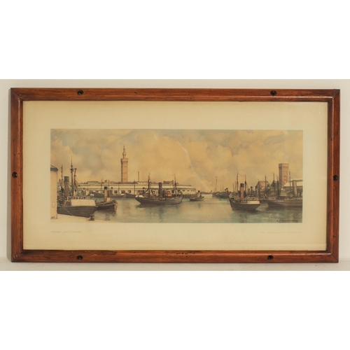 529 - British Railways framed & glazed carriage print 