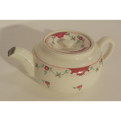 534 - London Midland & Scottish Railway dining cars china tea pot, April 1938, some loss to spout. (Dispat... 